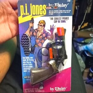 Daisy p.i.jones 8 Shot Cap Gun, .38, NIP, New Old Stock, Never Opened Circa 1985